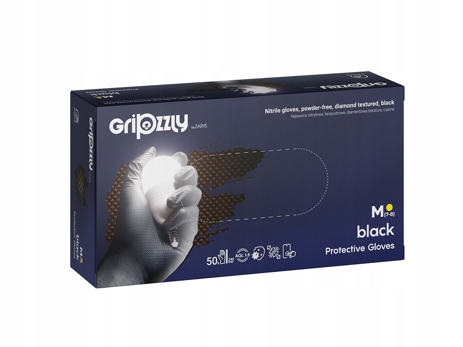 Rukavice Gripzzly veľkosť 8 - M 25 párov